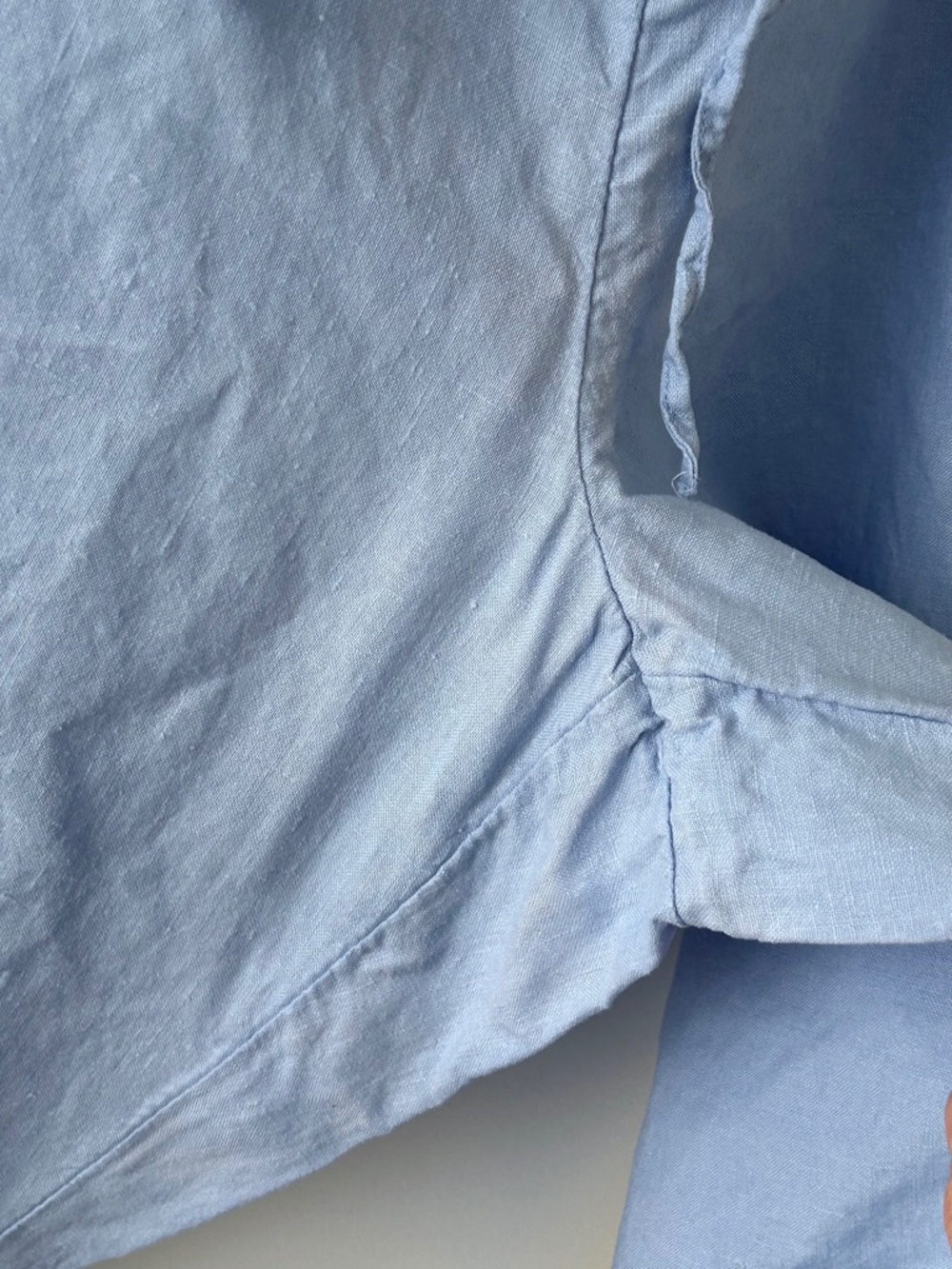 Charter Club 100% Linen Blue Wide Leg Pants - Picture 14 of 16